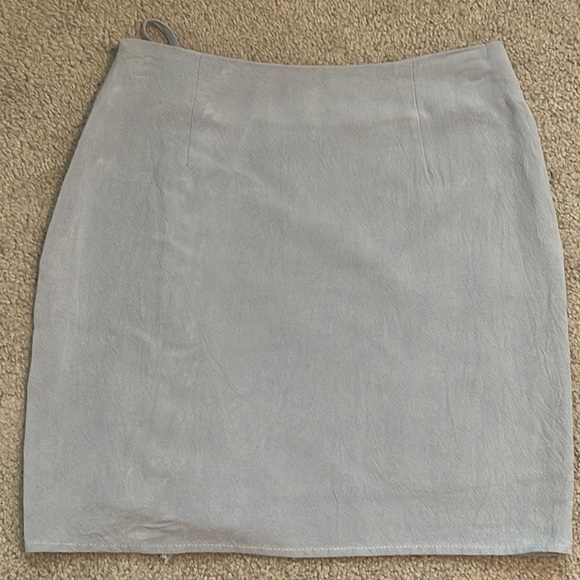 TOBI LINEN LACE UP MINI SKIRT PALE BLUE SIZE SMALL PETITE - Picture 5 of 9